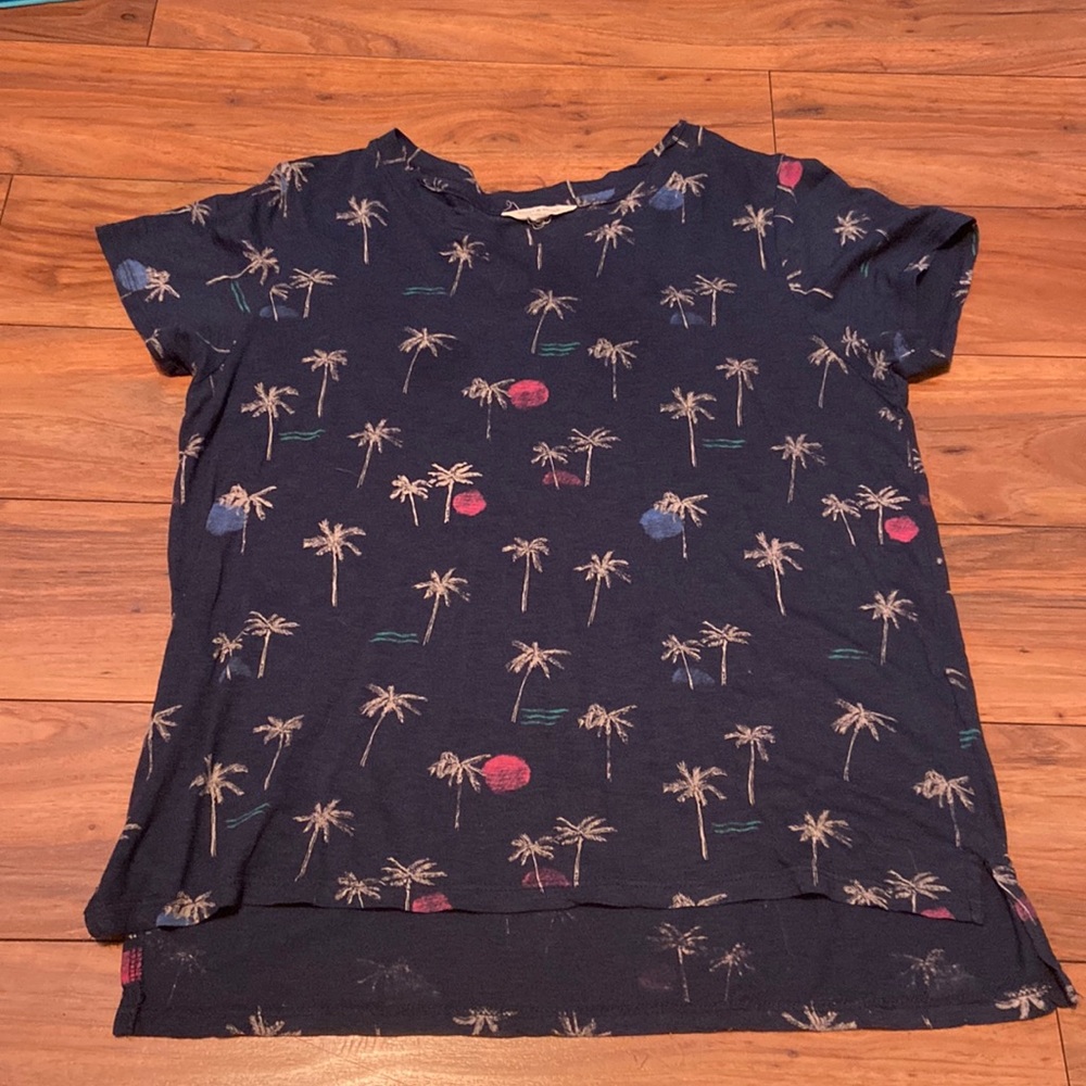 Lucky brand palm tree tee
